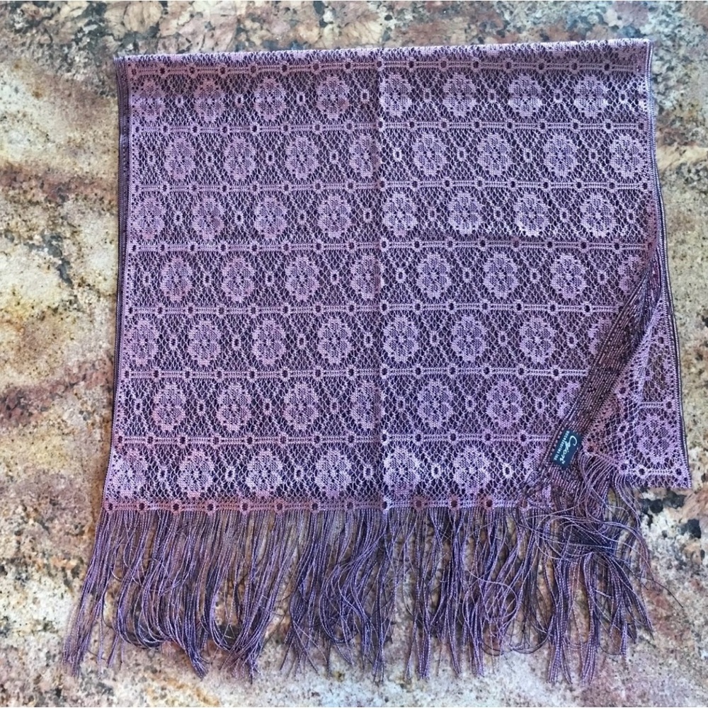 Beautiful Purple Scarf / Shawl 21" x 70" by Cejon Accessories